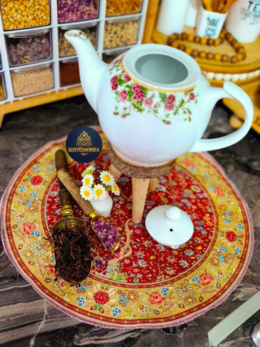 زیر بشقابی (طرح آهو) جنس مخمل ابریشم ضد لک